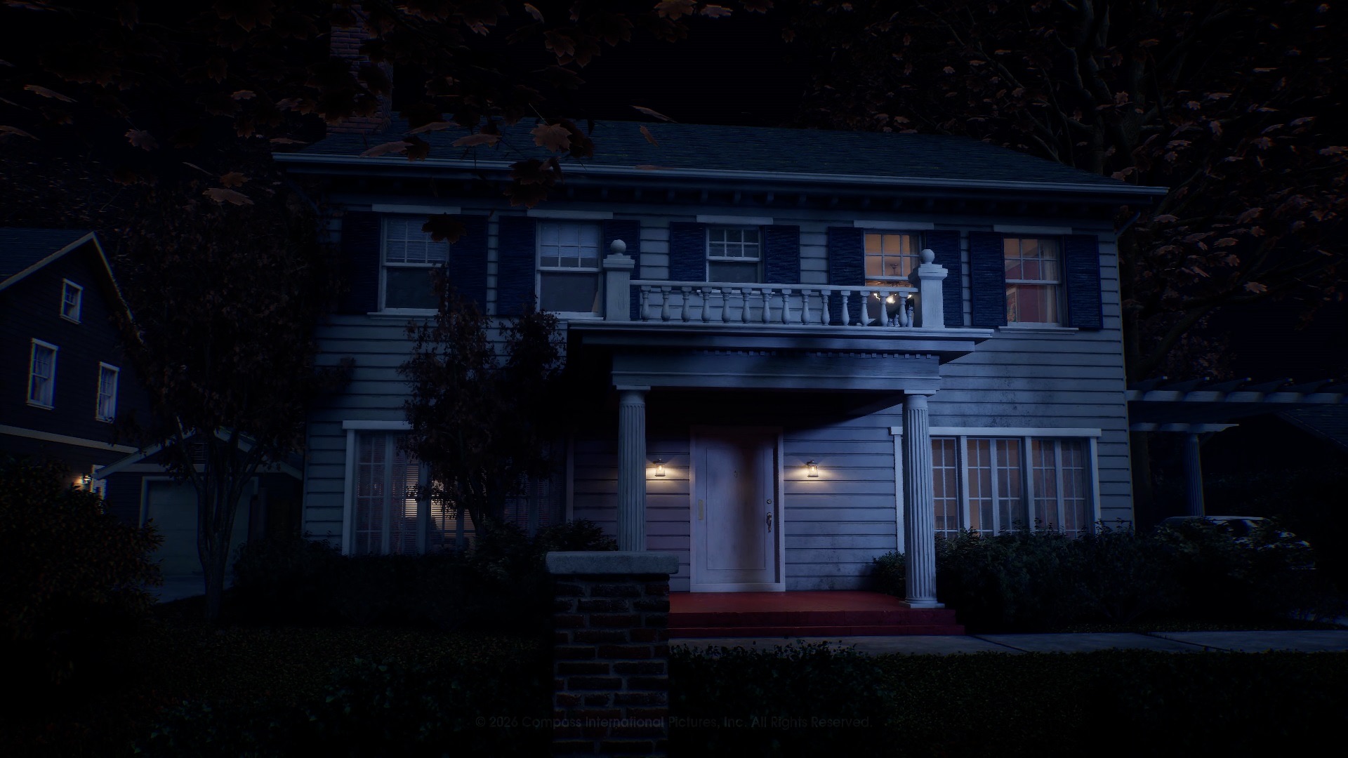 Official Halloween: The Game screenshot — the Doyle house in Orange Grove Estates