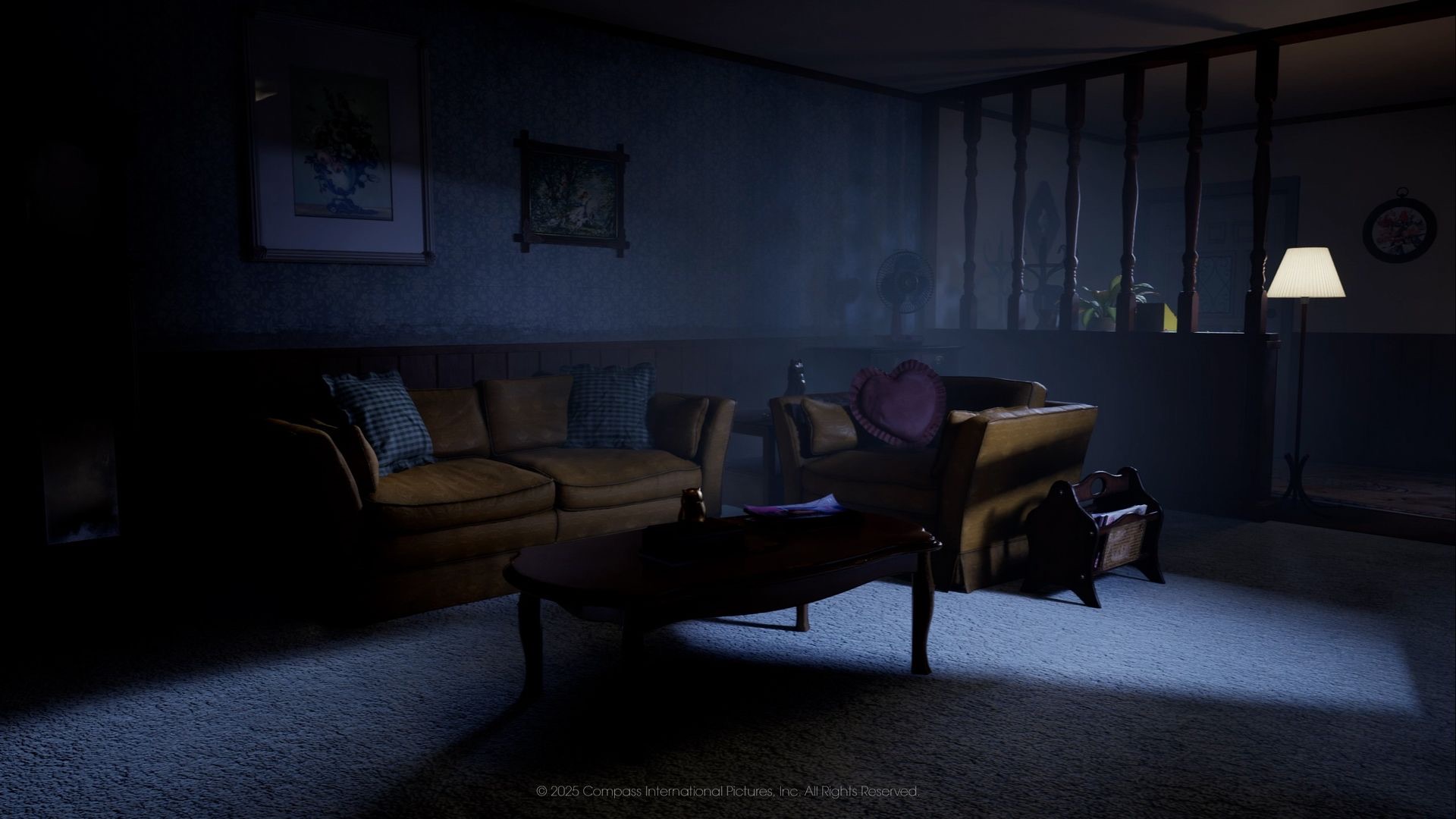 Official Halloween: The Game screenshot — Michael Myers in a Haddonfield street